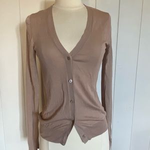 Uniqlo Beige Light Cardigan XS-S